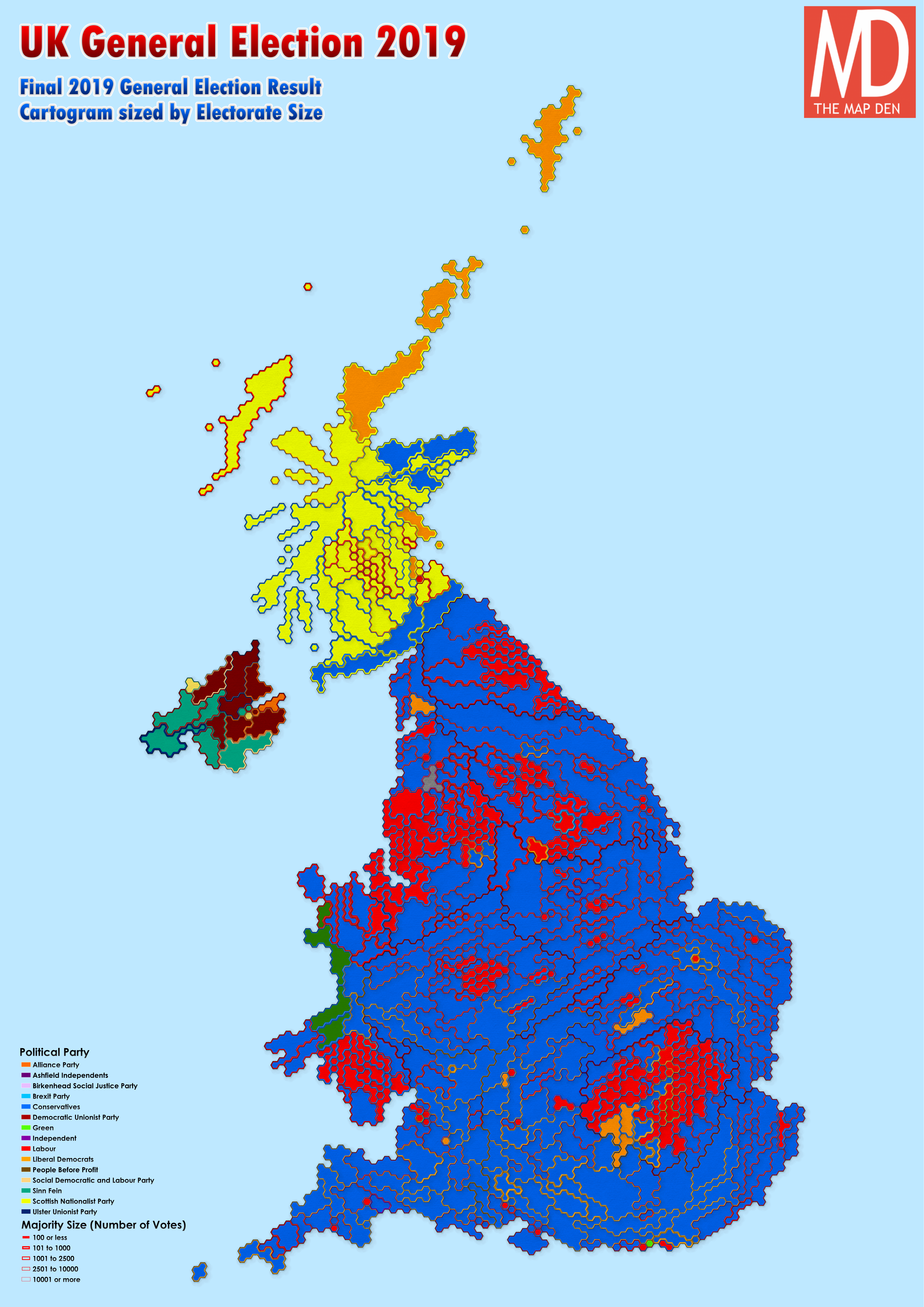 50pct_A0_UK_PostElection_2019_Cartogram_NoAnno_350dpi