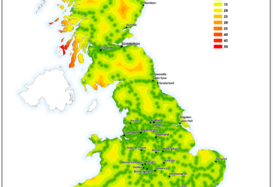 Distance to UK Train Stations