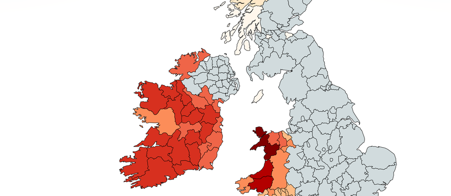 Map of knowledge of Celtic language