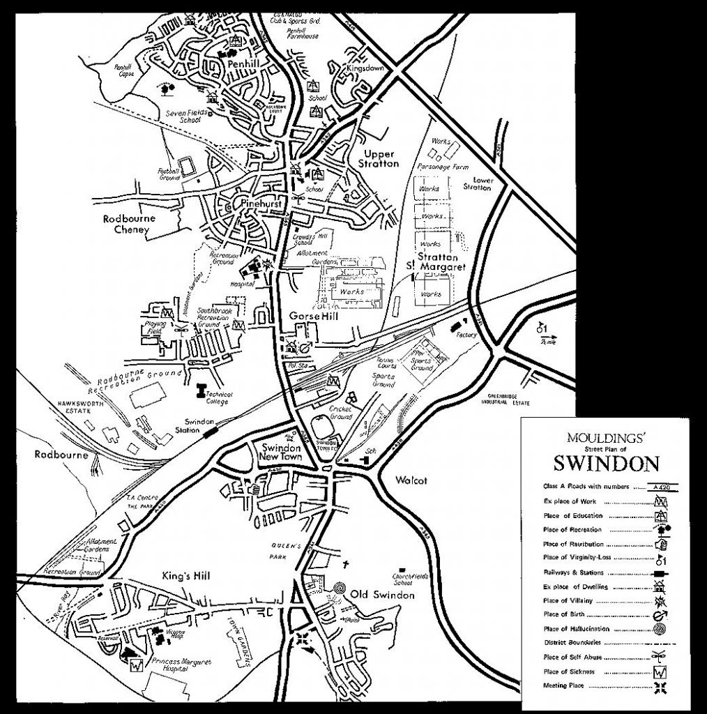 Moulding's Map of Swindon