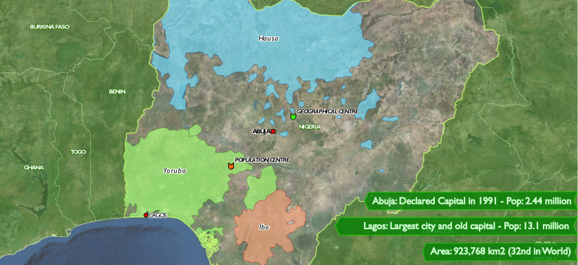 Capital Map Abuja Nigeria