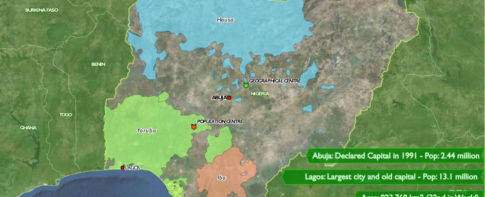 Capital Map Abuja Nigeria