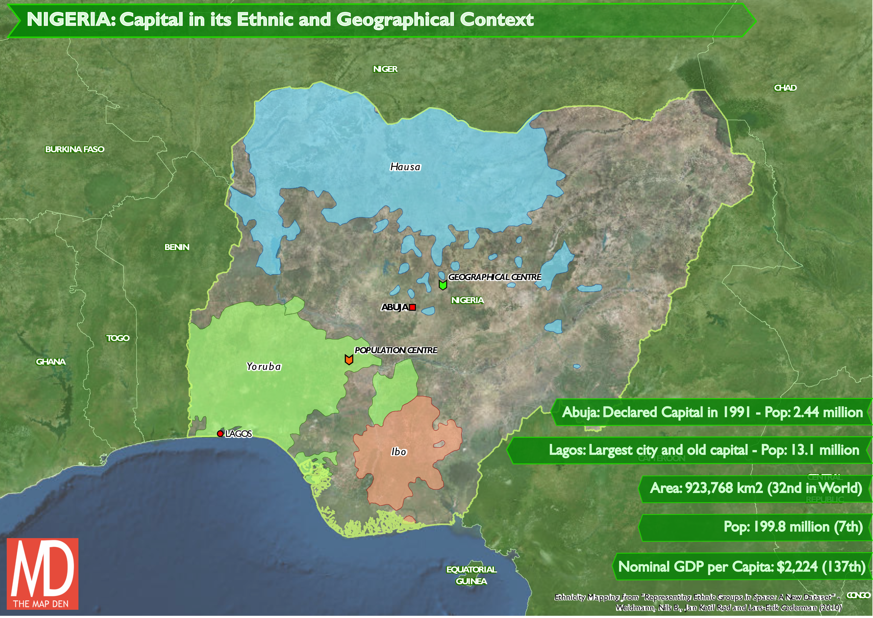 Capital Map Abuja Nigeria