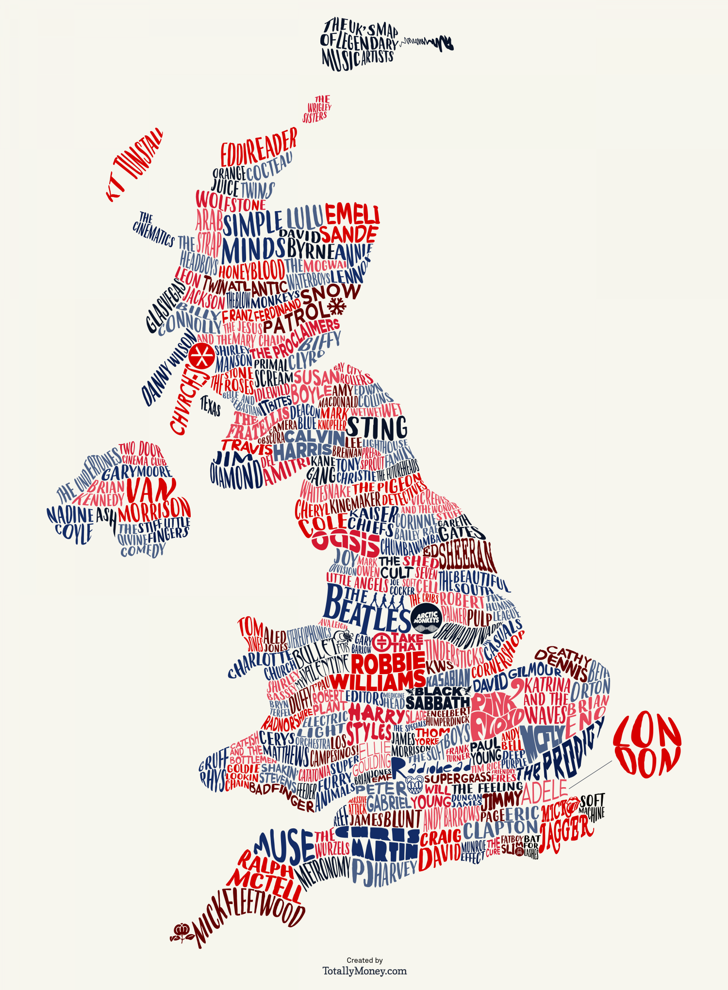 Big British Music Map